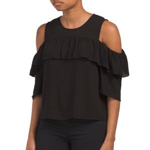 BCBGMaxazria ruffle top